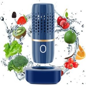 Wireless capsule fruit and vegetable cleaner